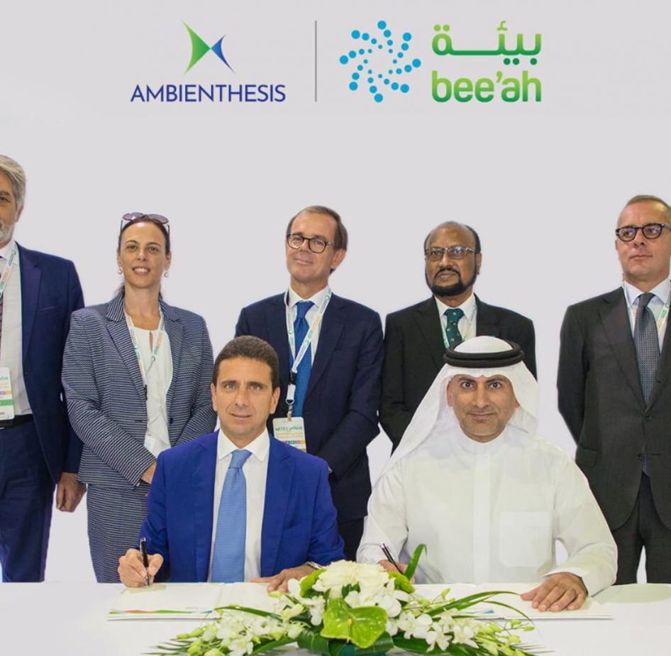 Bee’ah Partners with Ambienthesis SpA to Introduce Industrial Waste Treatment Solutions in the MENA Region