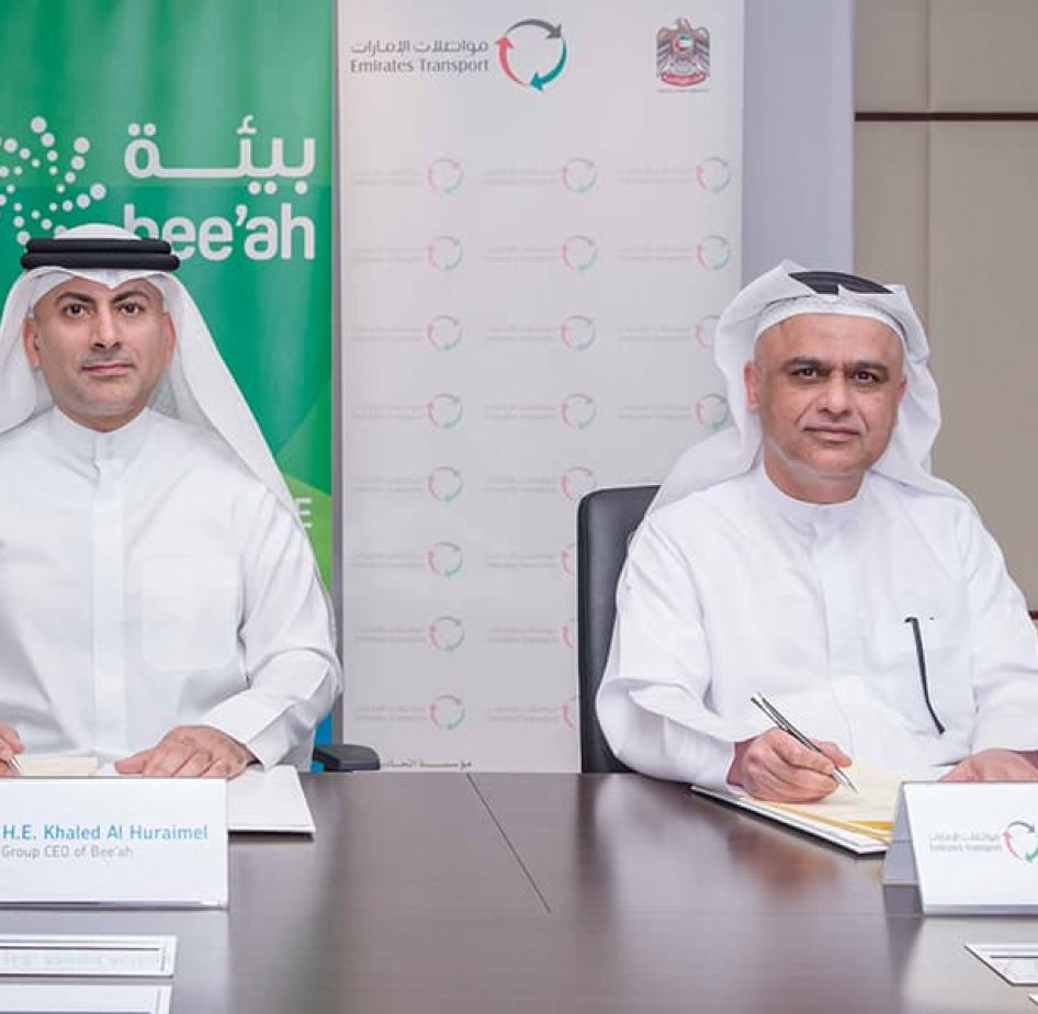 Emirates Transport signs a contract with Bee’ah to maintain vehicles and machineries