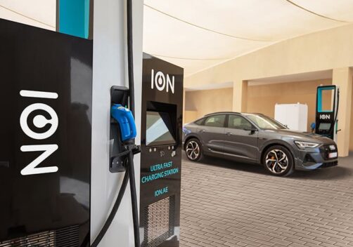 ION Installs Gulf Region’s First Ultra-fast Electric Vehicle Charging Stations in Abu Dhabi
